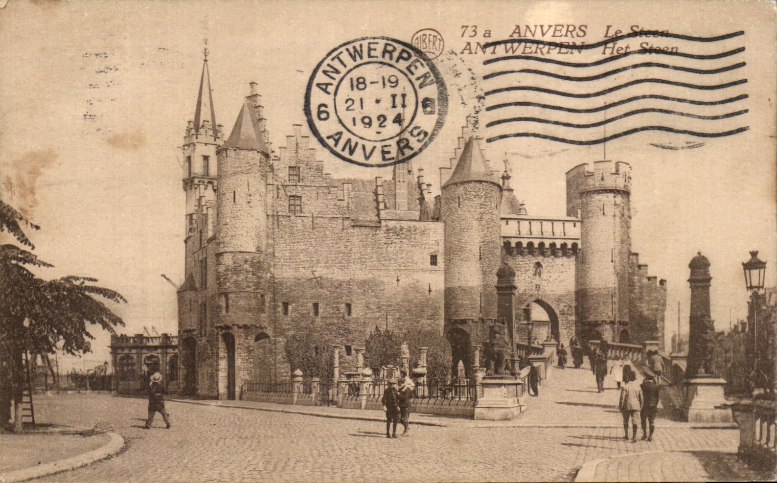 CPA Anvers Le Steen Antwerpen Het Steen