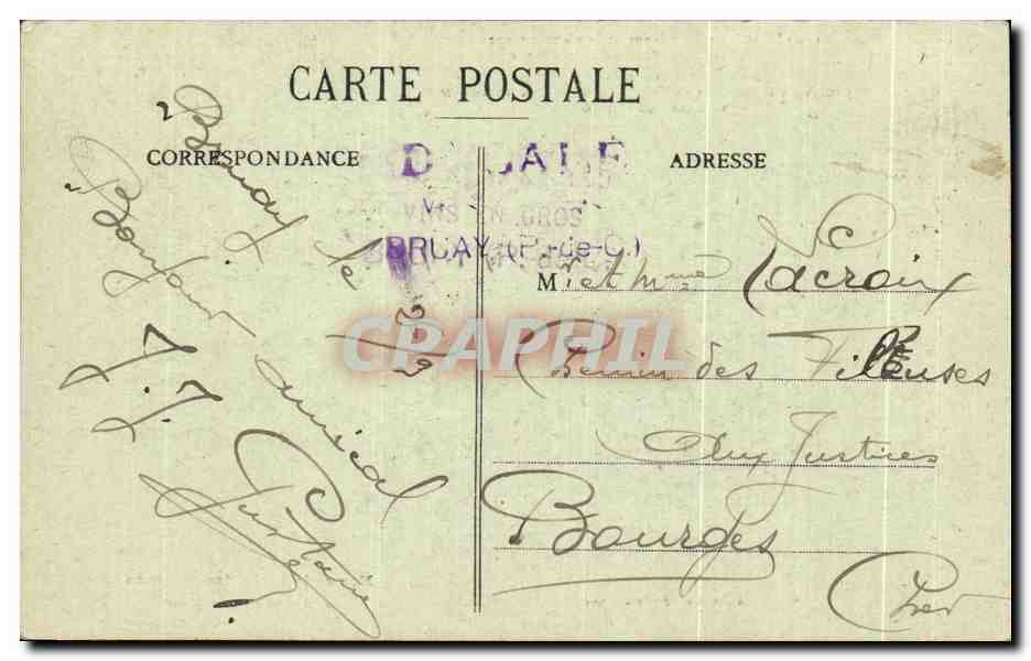 CPA Le toilette du mineur et le vieux Mineur Home  — Rückseite