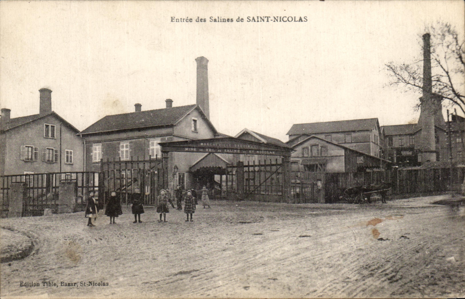 Eingang zu den Salinen von SAINT-NICOLAS — Edition Tible, Bazar, St-Nicolas