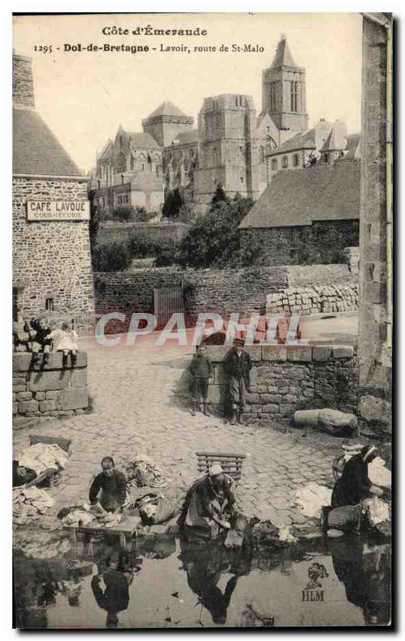 Lavadero en Dol-de-Bretagne — Costa de Esmeralda, camino hacia St-Malo — editor HLM, n.º 1295
