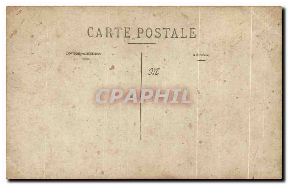 CARTE PHOTO Folklore Restaurant Barache Region Centre Cher  — Rückseite