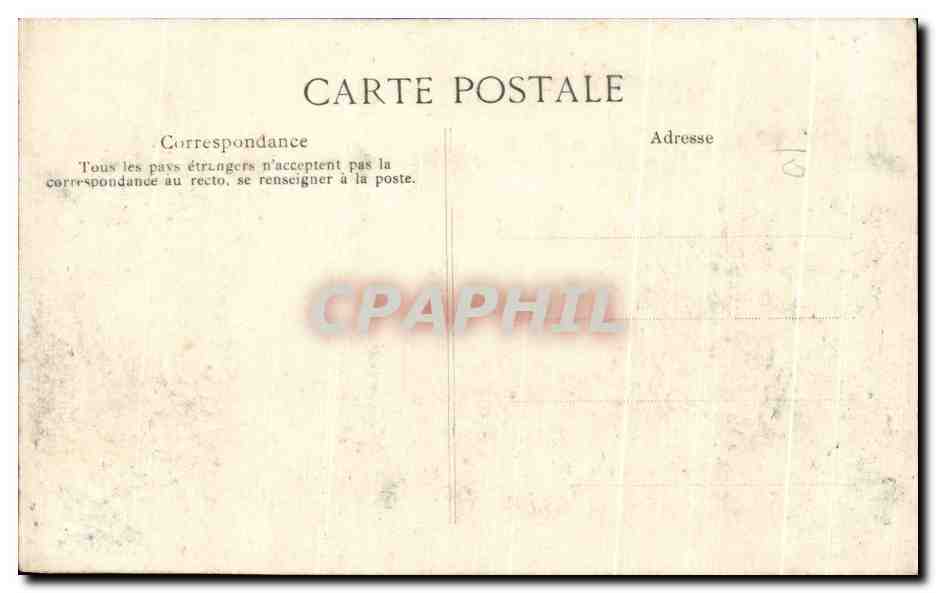 CPA Crue De La Seine Paris Inondations 1910 — Rückseite
