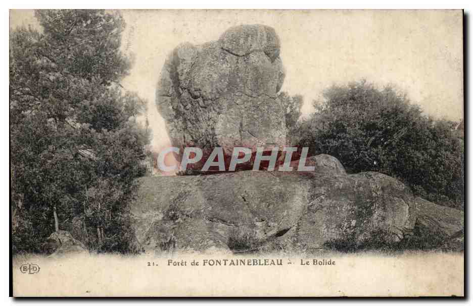 Bosque de FONTAINEBLEAU — El Bolide — editor B.D. n°21