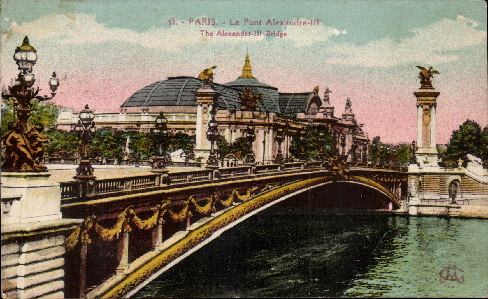 CPA Paris Le Pont Alexanre lll The Alexander lll Bridge