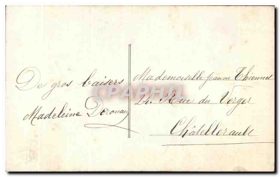 CPA Bonnes Paques Easter fantaisie enfant — Rückseite