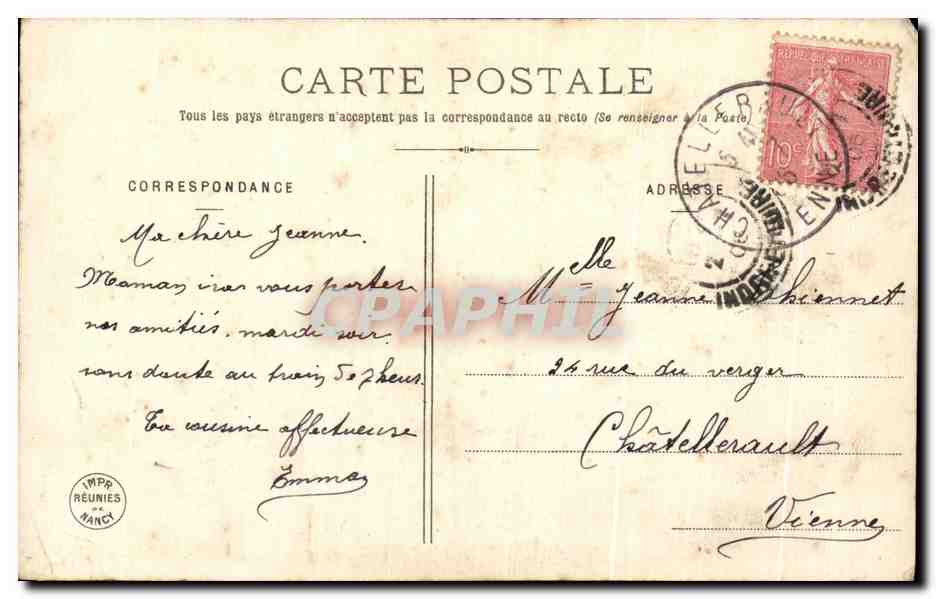 CPA Fantaisie Enfant L age heureux  — Verso