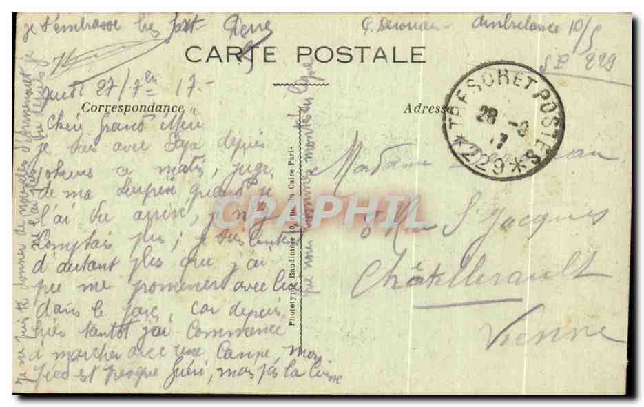 Église de Beauzée-sur-Aire — Ruines après la Grande Guerre 1914-17 — Phot-Express, Vise Paris — Reverso
