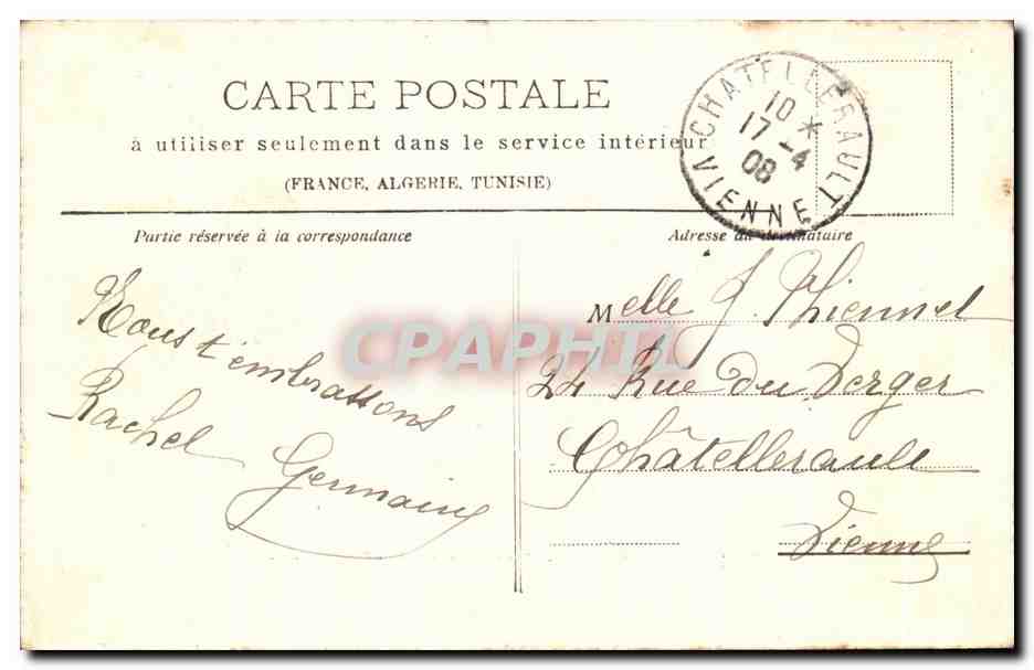 CPA Paris Luxenbourg Fontaine Carpeaux — Rückseite