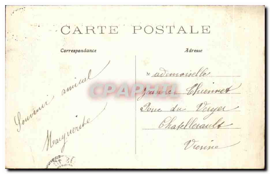 CPA Eglise de la Trinite et Vue generale — Rückseite