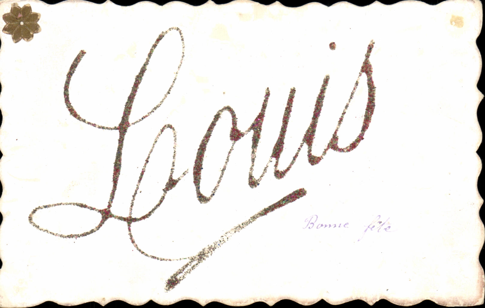 CPA Prenom Louis Fantaisie