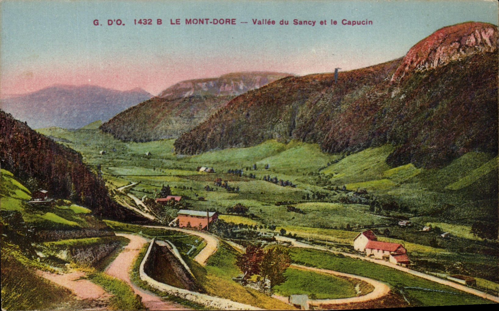 CPA Le Mont Dore Valiee du Sancy et le Capucin