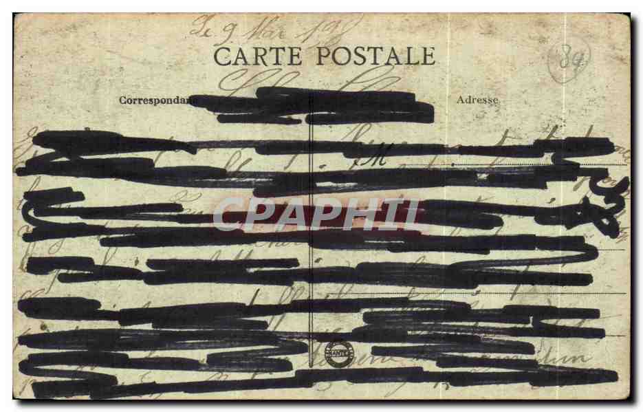 Souvenir de l'Yonne — Collection J. D., Sens — Verso