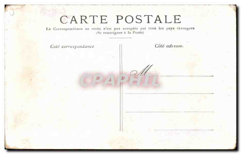 CPA Paris l Institut et le Pont des Arts — Rückseite