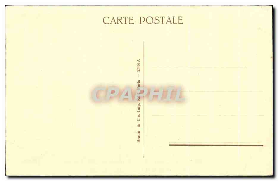 CPA Chateau de Versailles L escalier de Marbre Marble Staircase — Verso