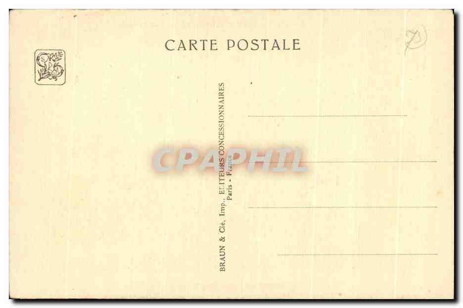 CPA Exposition coloniale internationale Paris 1931 Cameroun Togo Pavillon de la chasse — Rückseite