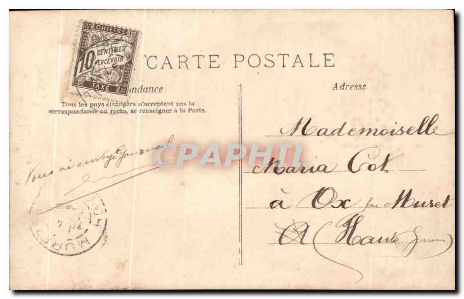 Fille en couronne de feuilles — éditeur Le Foux, n°1006 — Verso