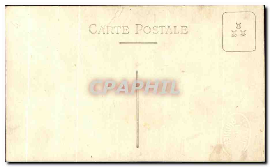 CARTE PHOTO Femme Toulouse — Verso