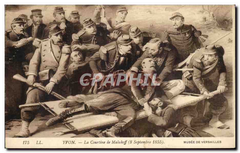 CPA Yvon La courtine de Malakoff Versailles Militaria 