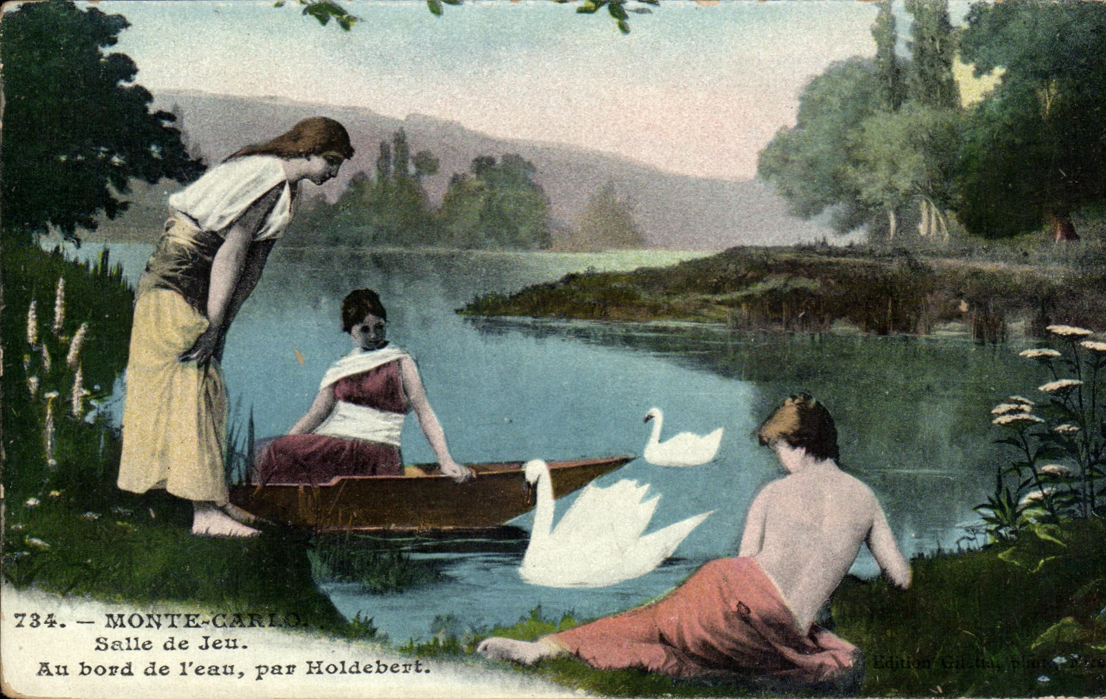 Monte-Carlo — Salle de l'eau, by Holdebert — Edition Giletta, n°734