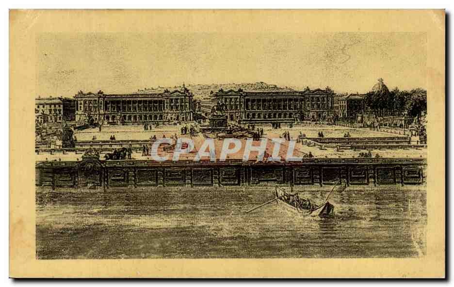 CPA La Place louis XV (d apres une gouache de perignon)