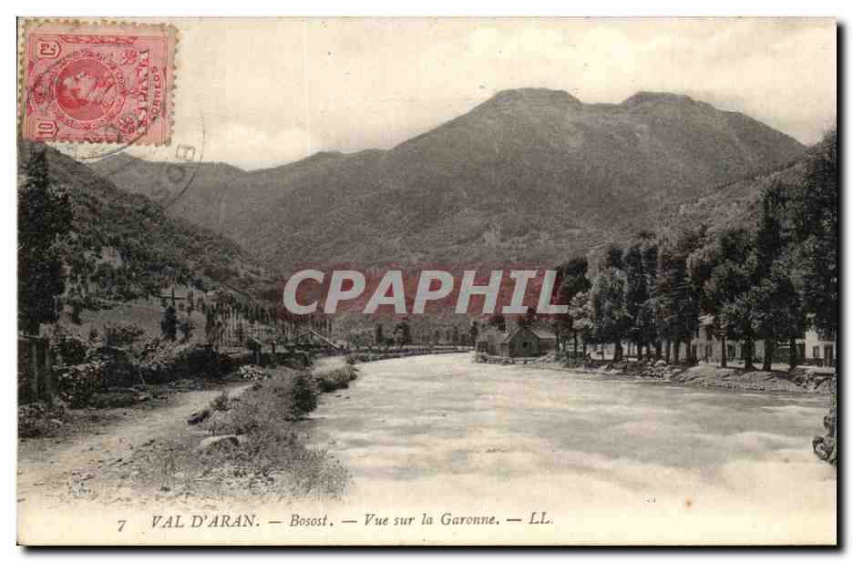 Bosost — Vue sur la Garonne — LL. — VAL D'ARAN
