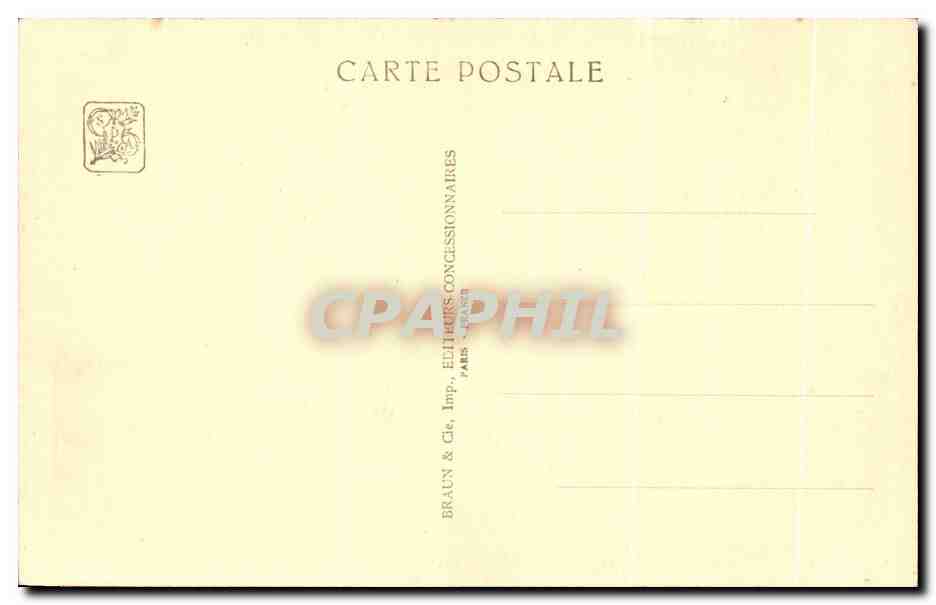 CPA Exposition Colonlale Internationale Paris Angkor Vat Facade Principale — Rückseite