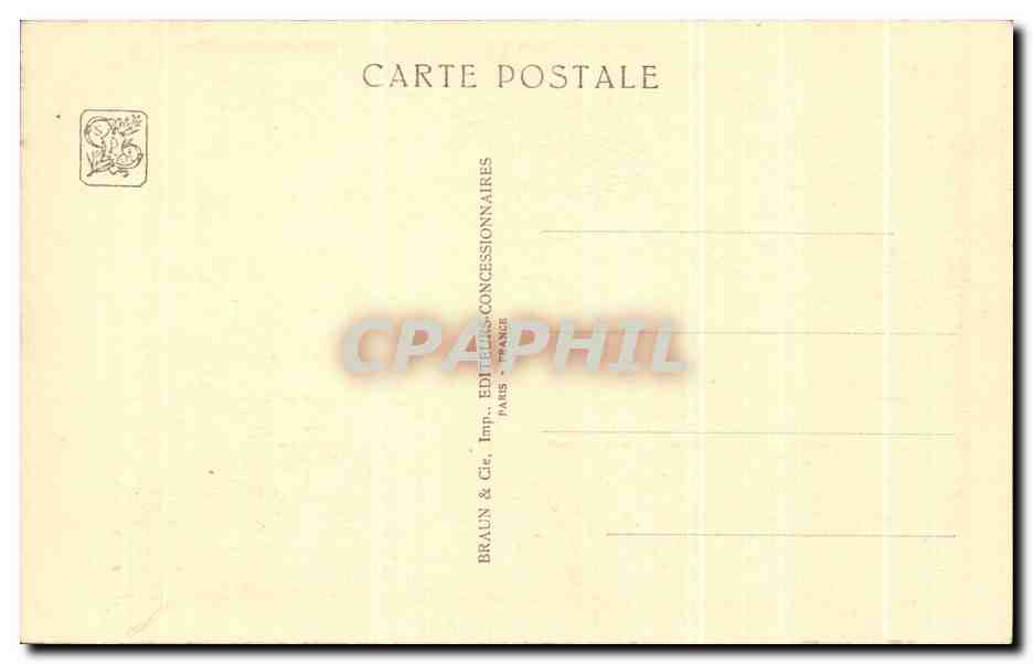 CPA Exposition Colonlale Internationale Paris Temple D Angkor Vat — Rückseite