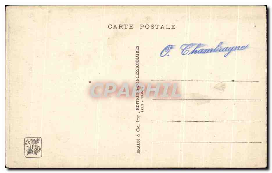 CPA Exposition coloniale Internationale Paris Cameroun Togo du Pavillon de la Chasse Le Sage  — Rückseite