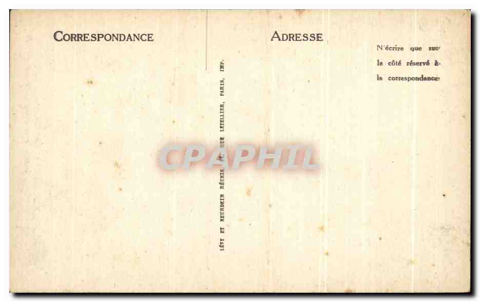 CPA Auxerre Eglise Saint Germain Tombeau De Saint Germain — Verso