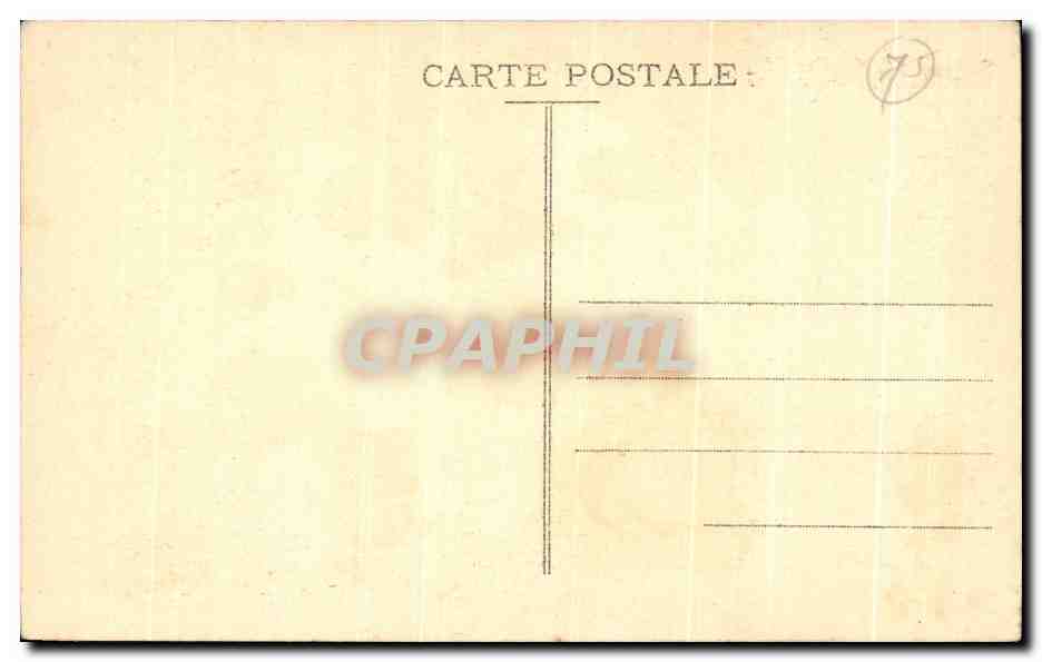 CPA Institut Musulman Mosquee de Paris Jardin d Honneur — Verso