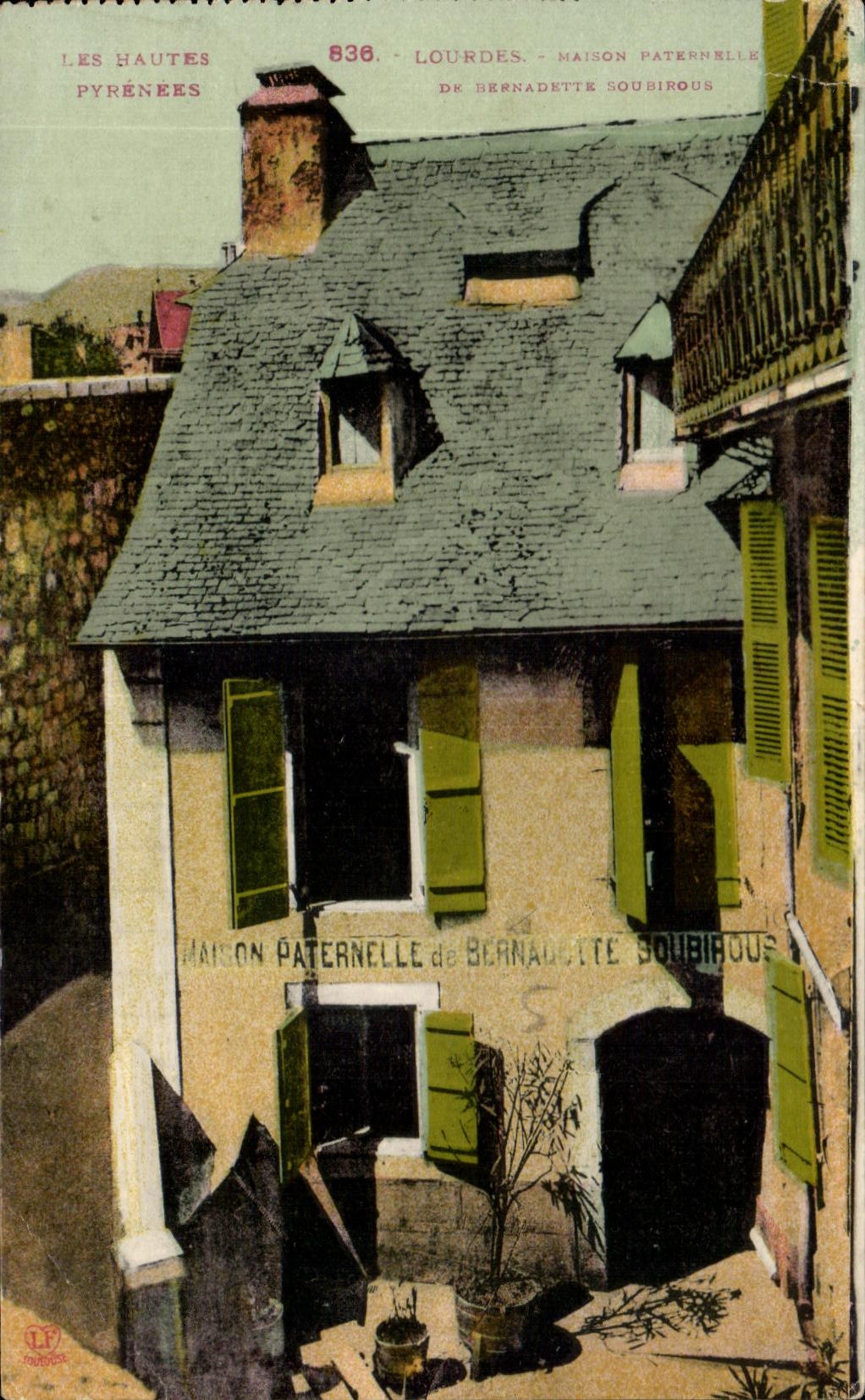CPA Lourdes Les Hautes Pyrenees Maison paternelle de Bernadette Soubirous 