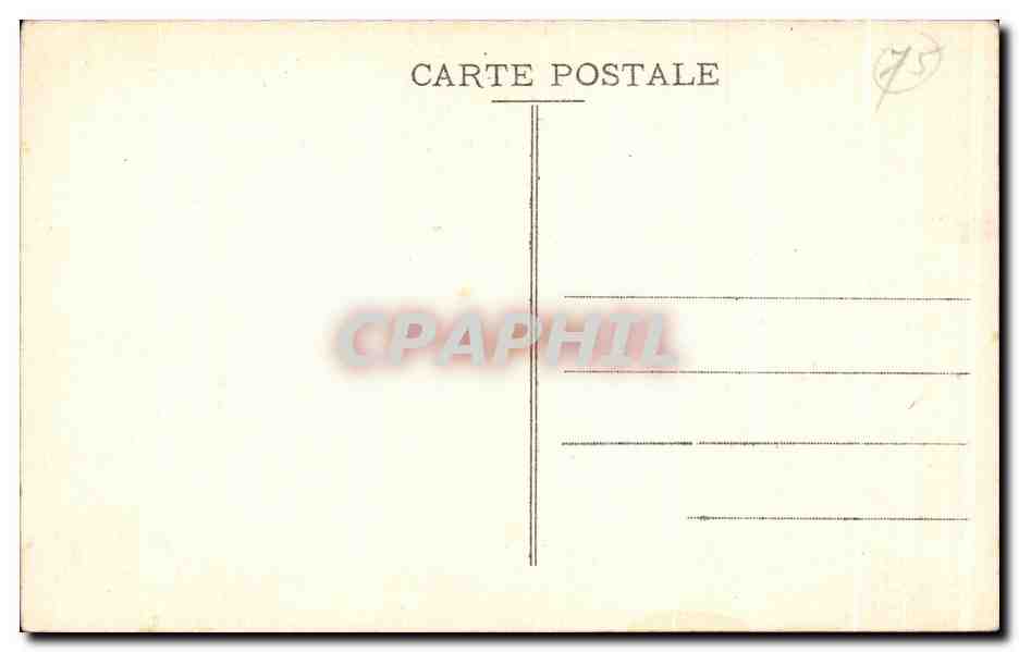 CPA Paris institut Musulman Mosee de Paris Jardin d honneur — Rückseite