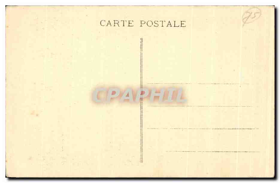 CPA Institut Musulman Mosque de Paris Jardin d Honneur — Verso