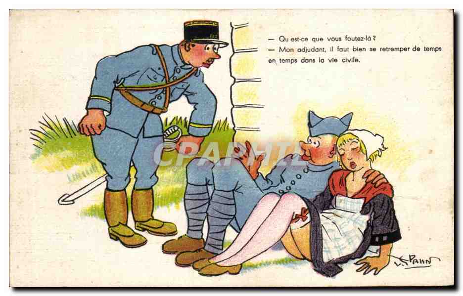 CPA Gendarme Spahn Militaria 