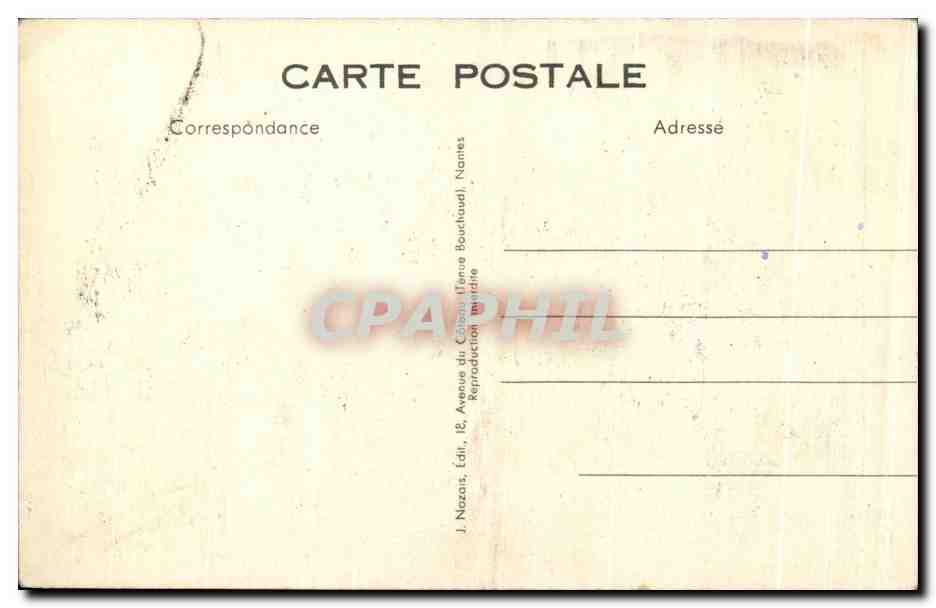 CPA Humour le patron d hotel — Rückseite