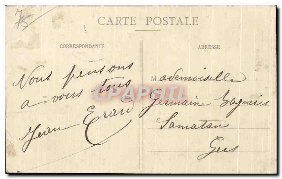 CPA Paris Buttes Chaumont Le Pont de Briques Enfants — Rückseite