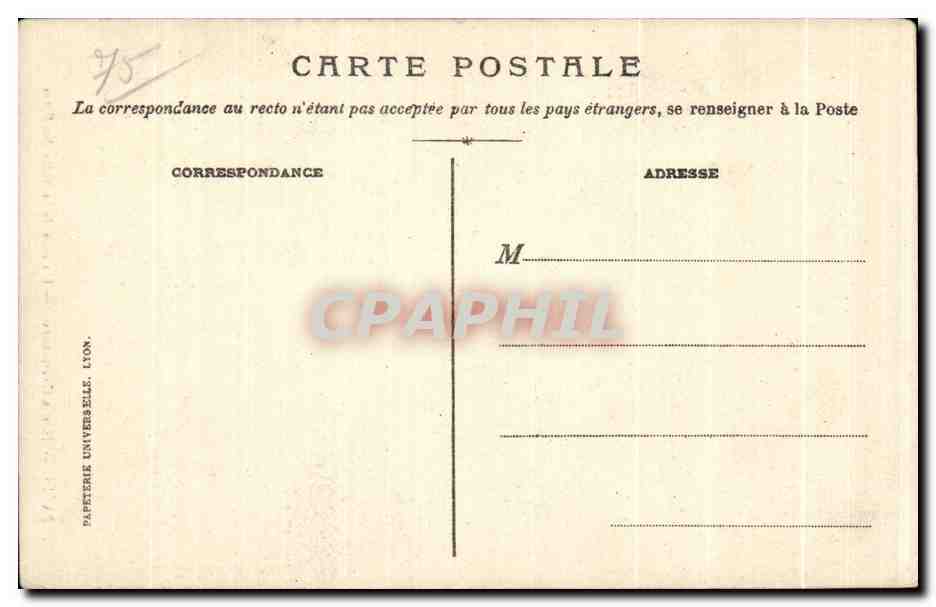 CPA Paris Hotel Continental Un coin de la Salle des Fetes — Rückseite