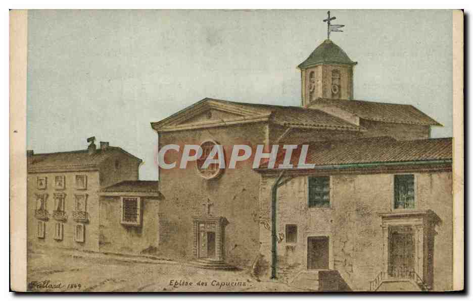 CPA Paris Eglise des Capucins 