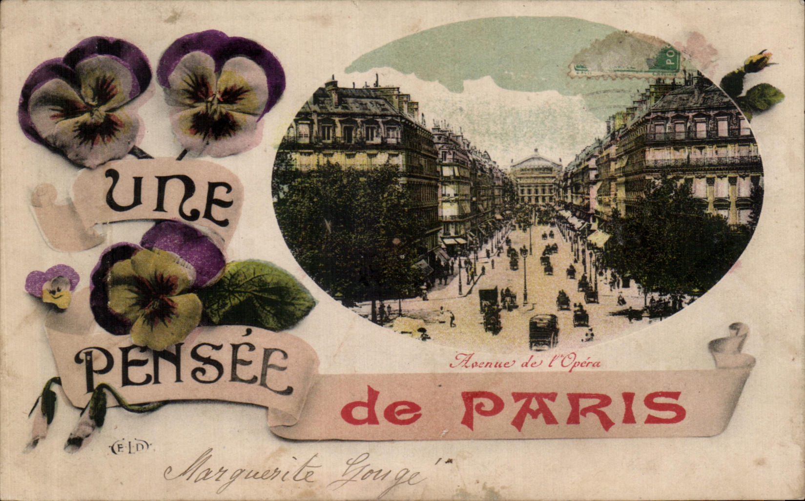 CPA Pensee de Paris Avenue de l opera