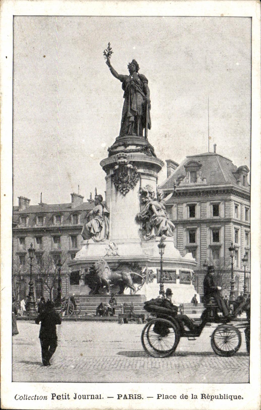 CPA Petit Journal Paris Place de la Republique