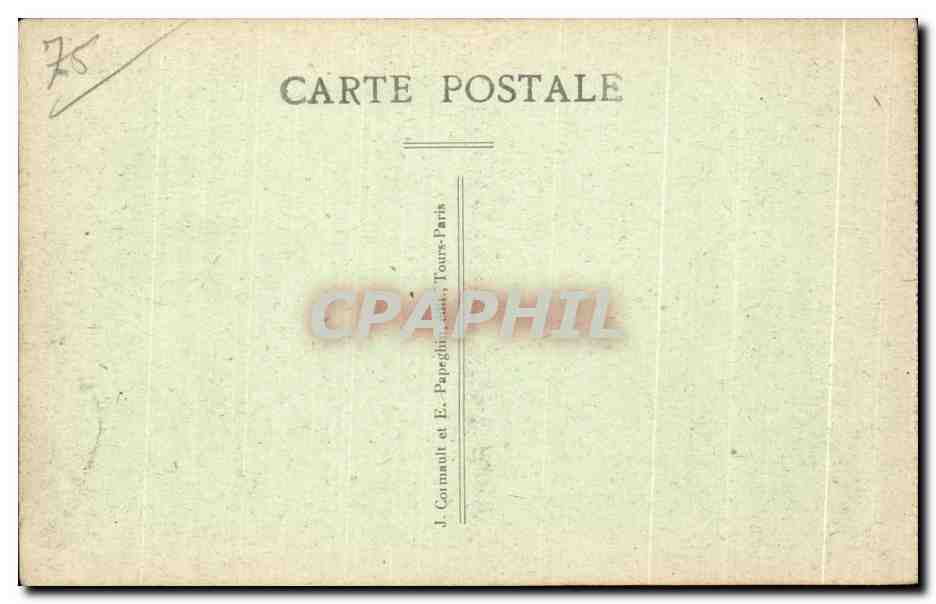 CPA Paris Le Dome des Invalides The Dome of the Hotel des  — Verso