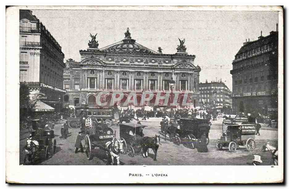 CPA Paris L Opera Quinquina