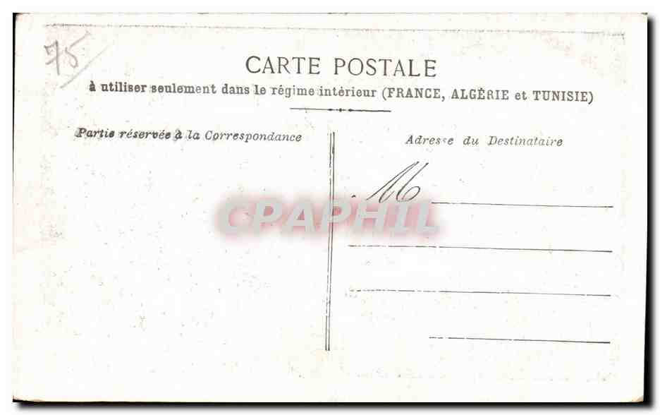 CPA La gare St Lazare Paris — Verso
