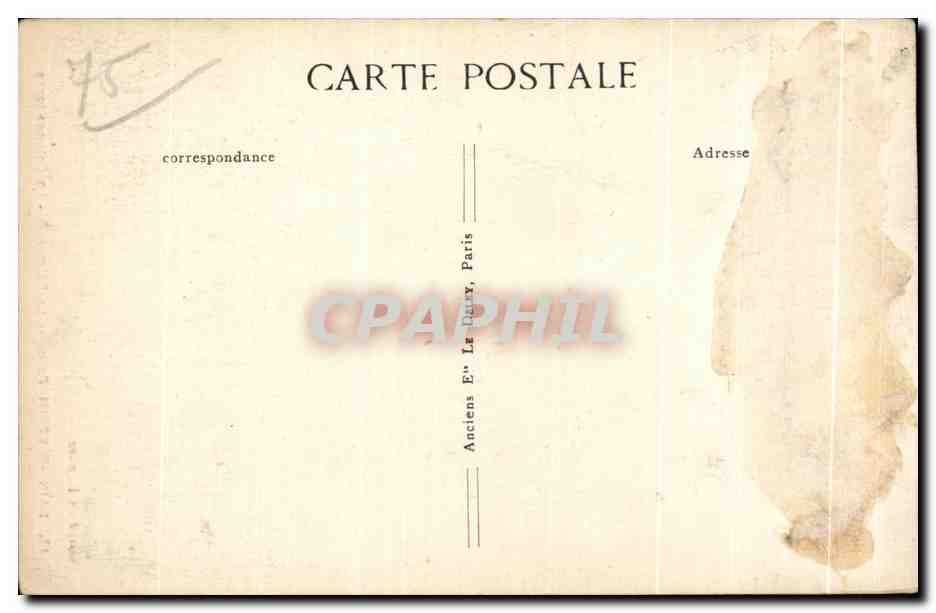 CPA Saint Severin La Palmeraie La Colonne torse Paris  — Rückseite