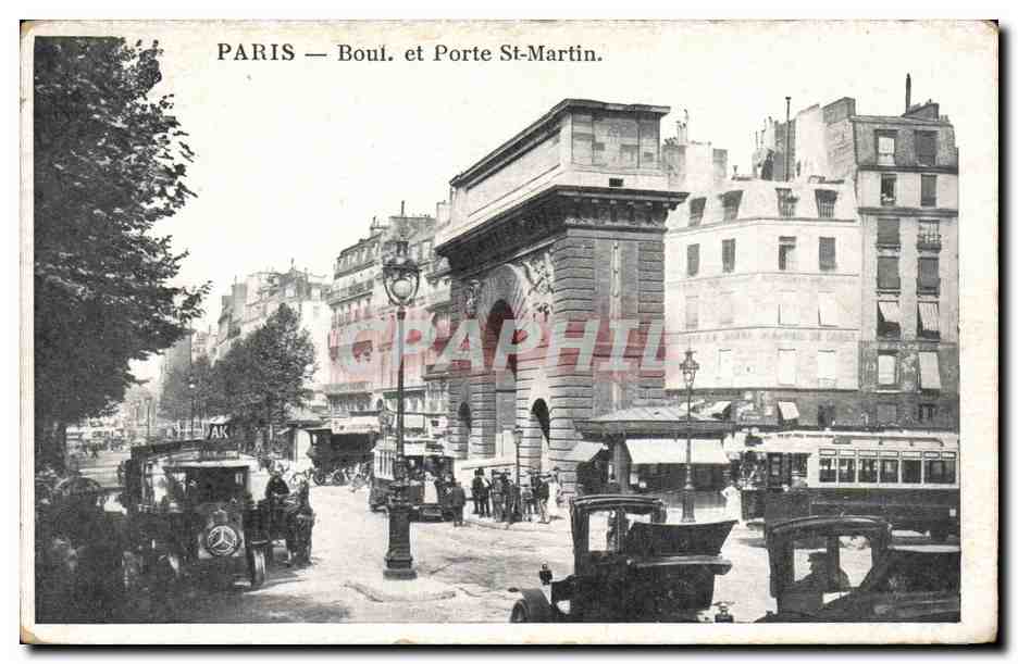 CPA Paris Boul et Porte St Martin