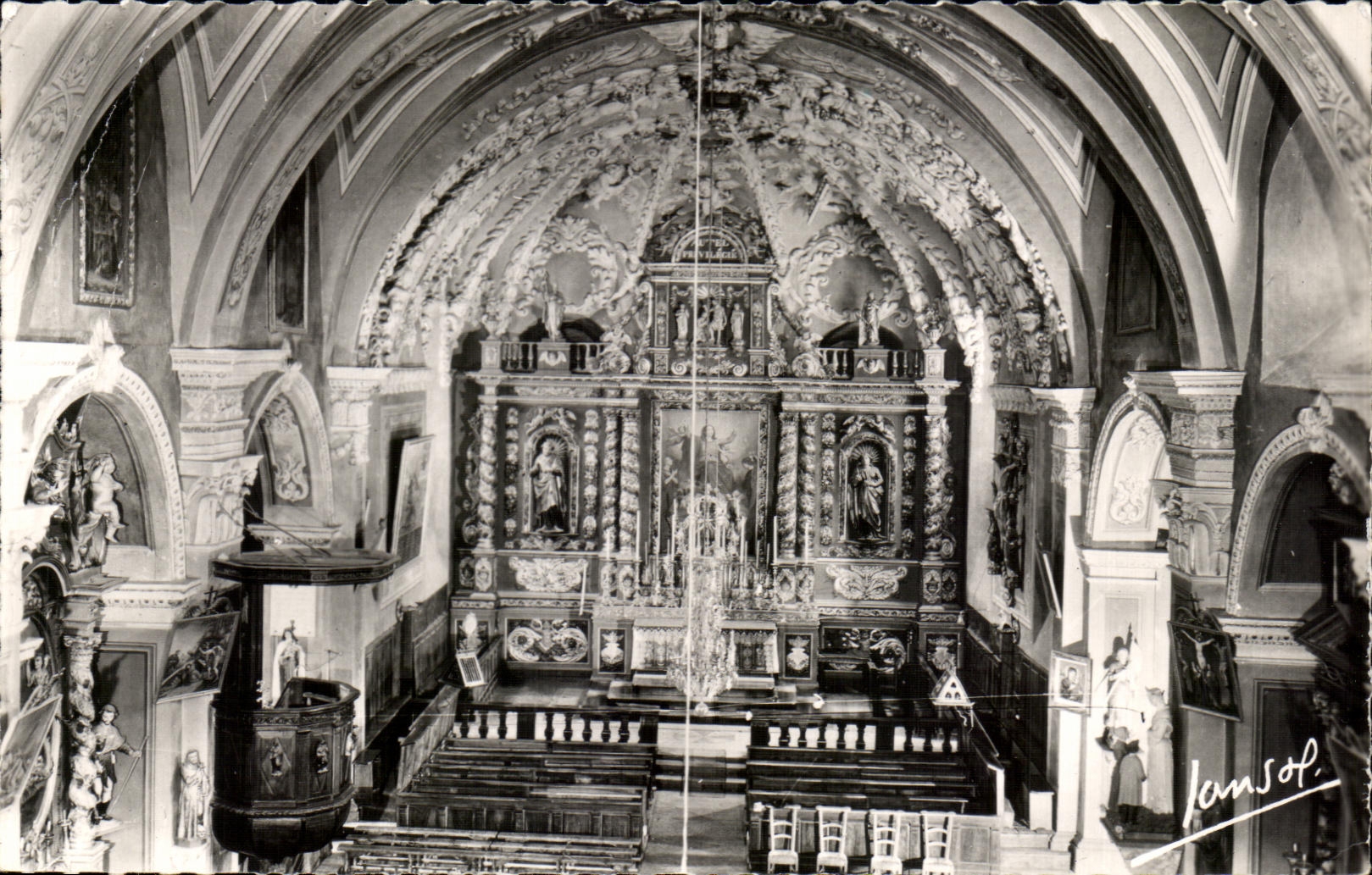Valloire-Galibier — Église du XVIIe siècle, une des plus riches de Savoie — Jansol