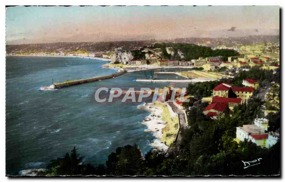 CPA La Cote D Azur Nice L Entree du Pont