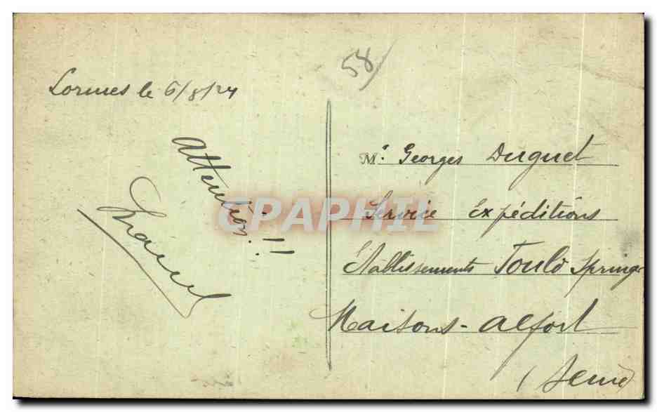 Un Mariage — A PRAVERS LE MORVAN — éditeur A. PRAVERS LE MORVAN, n° 128 — Verso