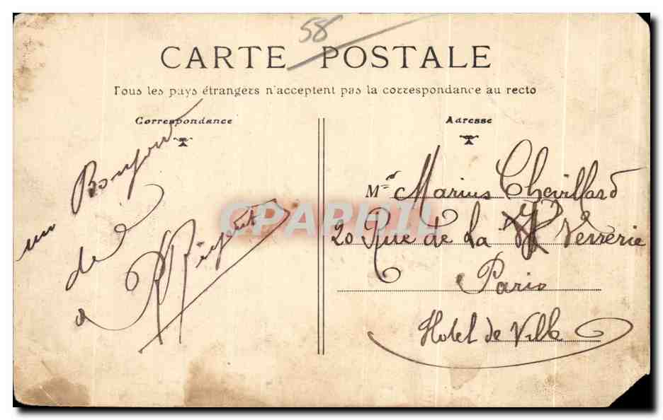 CPA En Nivernais Le Reve de I Artiste Boeufs Nievre — Rückseite
