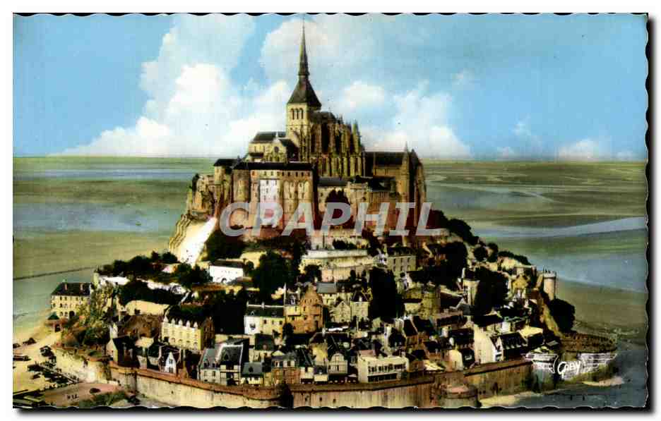 CPA La France Vue Du Ciel Mont Saint Michel (Manche)